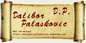 Dalibor Palasković vizit kartica